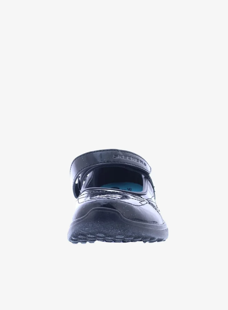 SKECHERS Girls Textured Mary Jane Shoes with Hook and Loop Closure - MICROSTRIDES