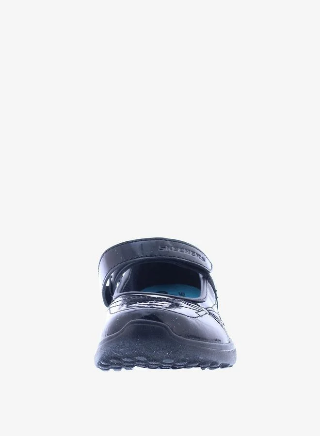 SKECHERS Girls Textured Mary Jane Shoes with Hook and Loop Closure - MICROSTRIDES