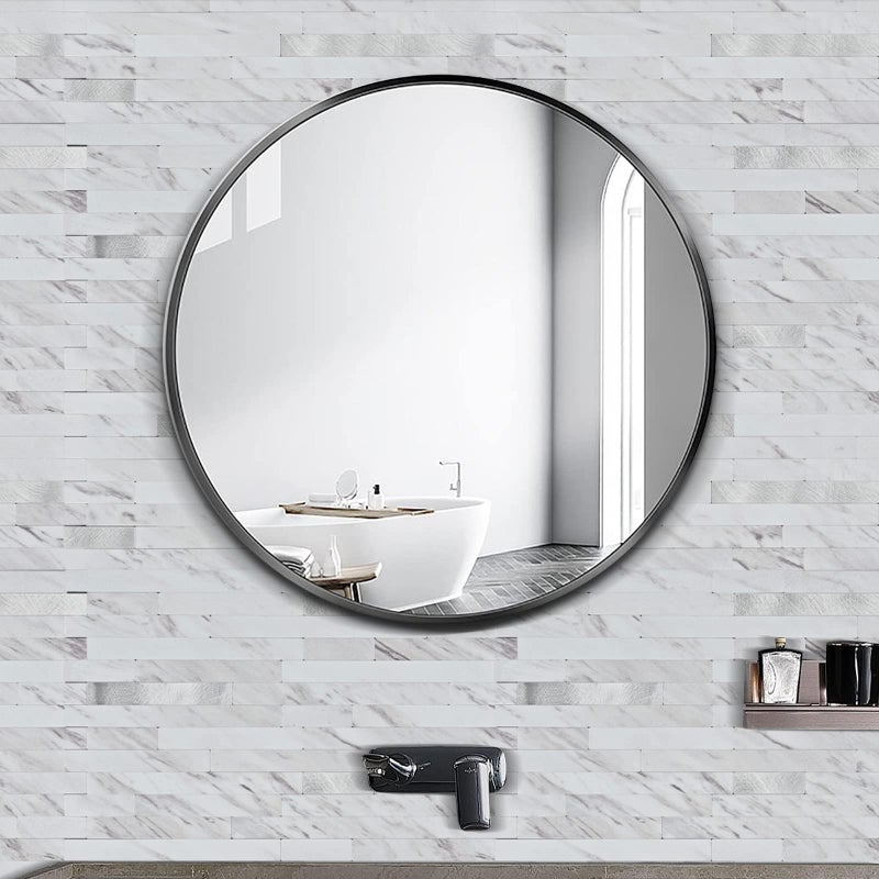 Midcard 20 Sheet Peel and Stick Backsplash, White Marble PVC Wall Tile for Kitchen Backsplash - Image 5