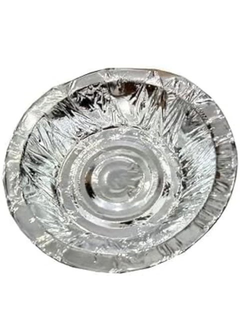 RAMya ENTERPRISE Silver foil 5 inch 20 Disposable Paper Bowl dona or Salad Bowl with Sturdy and Good Material use and Through containers 20