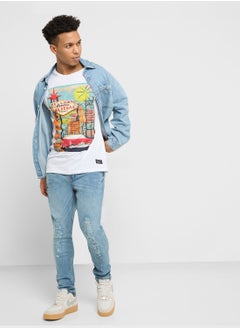 BRAVE SOUL Skinny Fit Ripped Jeans  - Image 2