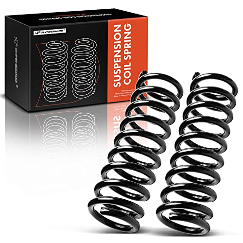 A-Premium 2Pcs Front Suspension Coil Spring Set Compatible with Chevrolet Impala 1958-1968, Caprice 1966-1968, Del Ray 1958, Nomad 1959, Parkwood 1959-1961, Sedan Delivery 1958, Bel Air - Image 1