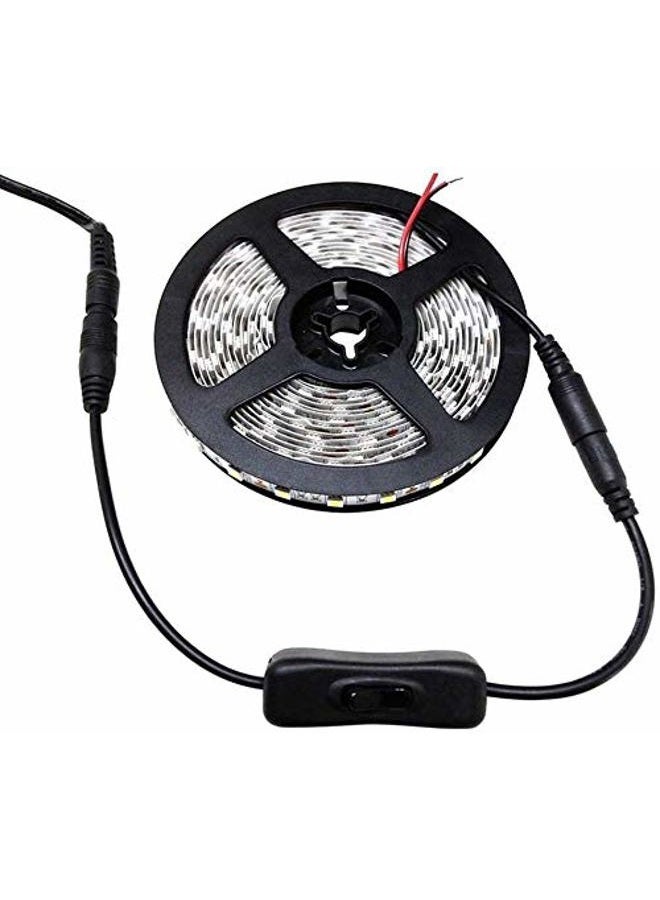 TronicsPros 2pcs LED Strip Light Inline On/Off Switch Cable DC Jack (5.5x2.1mm) Male to Female Connector, 12V Inline Rocker Switch DC Power Adapter Connector - Image 4