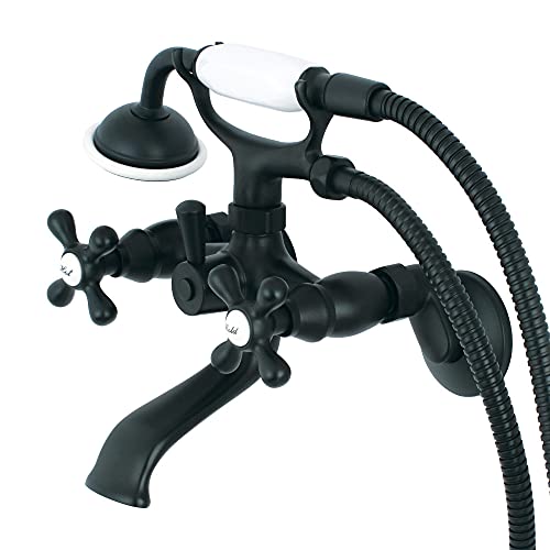 Kingston Brass KS265MB Kingston Clawfoot Tub Faucet Matte Black 894 x 656 x 431 - Image 1