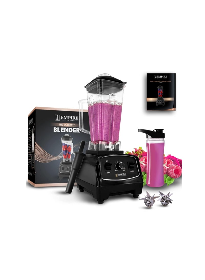 Empire Blender Smoothie Maker 2200W, 10 Adjustable Speeds Smoothie Blender with 2L BPA-Free Container, 30,000RPM High-Speed Blenders with Multiple Blades, Professional Blenders for Kitchen - Image 1