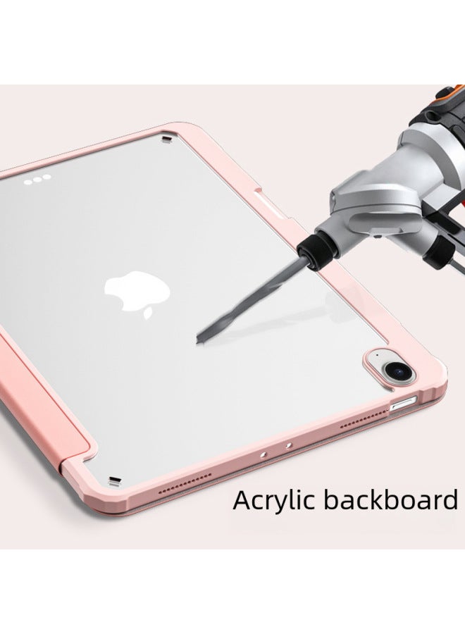 مناسبة لحافظة حماية Ipad Air6 ذات حافة ناعمة من الأكريليك مع فتحة قلم 10.9 Air4/5 الجيل العاشر 10.2 حافظة واقية - اللون: أرجواني لافندر - الموديل المطبق: mini6/7 - Image 3