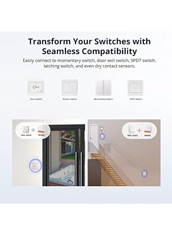 SONOFF MINIR4 Smart WiFi Light Switch,Universal DIY Module for Smart Home Automation Solution,1 Pack - Image 5