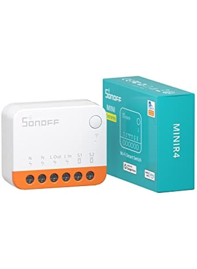 SONOFF MINIR4 Smart WiFi Light Switch,Universal DIY Module for Smart Home Automation Solution,1 Pack - Image 1