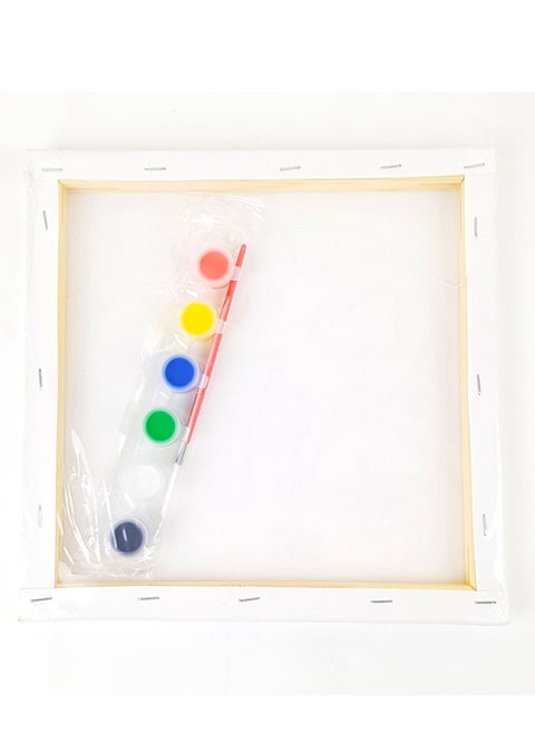 5-Piece Size Preprinted Canvas Multicolour