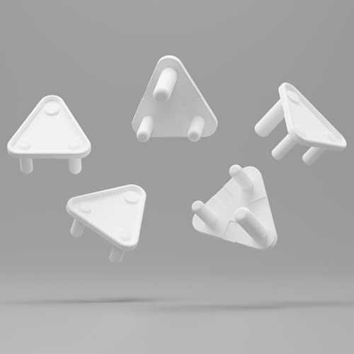 Hian Baby Safety Plug Socket Covers | Pack of 12 with 10 × 5 Amp, 2 × 15 Amp & 1 Removal Pin | ABS Plastic, White | Protects Kids from Electric Shocks & Ensures Safety | Home & Nursery Use - Image 2