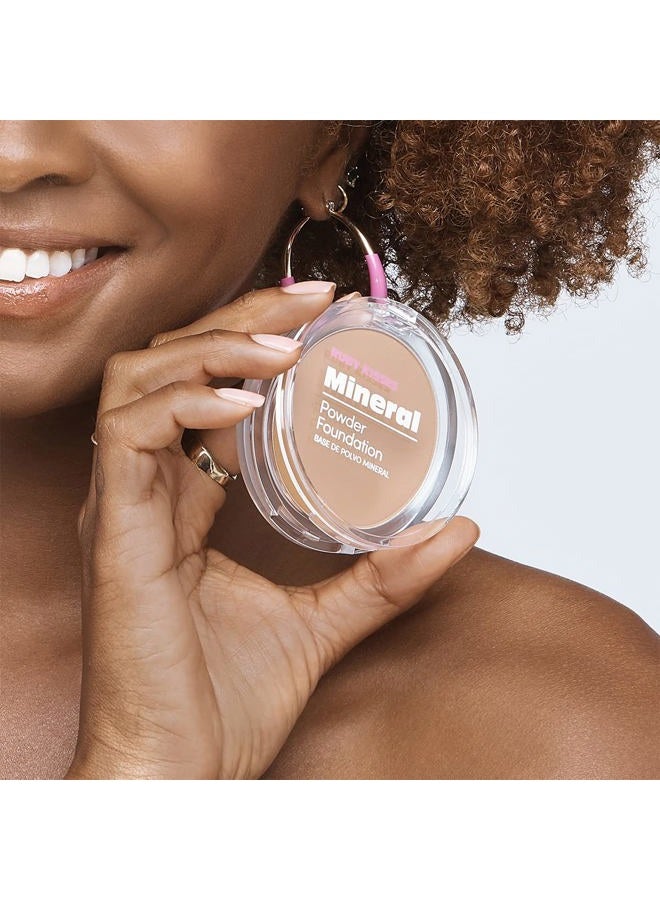 Ruby Kisses Mineral Pressed Powder Foundation, Medium to Full Coverage Natural Finish 0.35 Ounce (Golden Honey) - Image 5