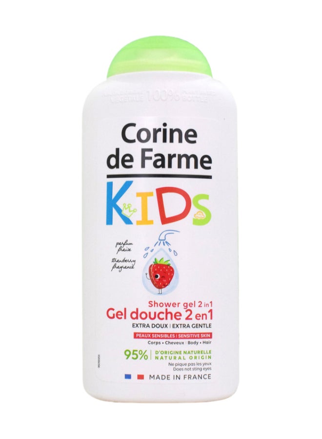Corine de Farme CDF Shower gel 2 in 1 hair & body Strawberry Fragrance 300ml - Image 1