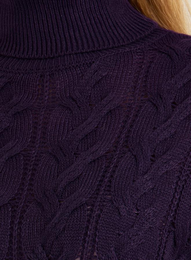Styli Regular Fit Regular Length Cable Knit Sweater  - Image 3