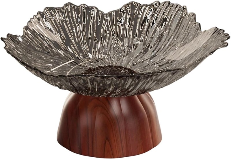 Stylish High Leg Serving Bowl with Angled Border and Round Feet Perfect for Coffee Table Display Organiser Serving Dish - Image 5