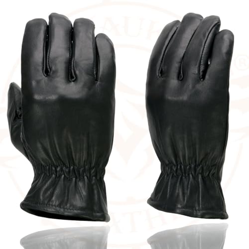 Milwaukee Leather SH734 Men's Black Thermal Lined Leather Motorcycle Hand Gloves W/Sinch Wrist Closure - X-Large - Image 4