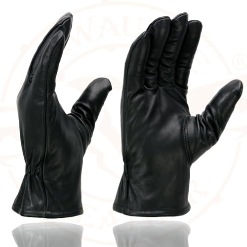 Milwaukee Leather SH734 Men's Black Thermal Lined Leather Motorcycle Hand Gloves W/Sinch Wrist Closure - X-Large - Image 5