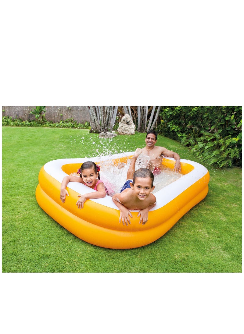 Arabest Swimming Pool Swimming Centre Family Pool Suitable for Children from 3 years 229*147*46cm  - Image 3