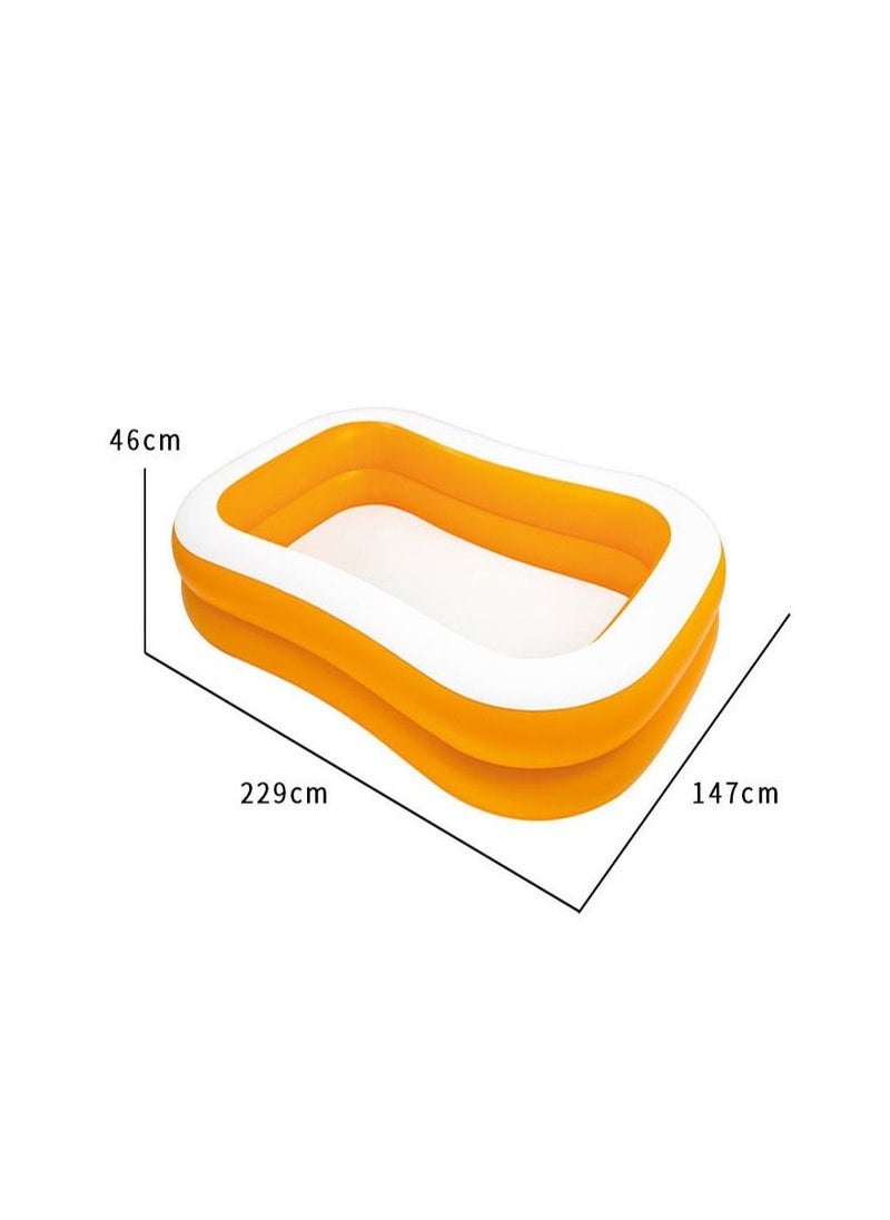 Arabest Swimming Pool Swimming Centre Family Pool Suitable for Children from 3 years 229*147*46cm  - Image 5