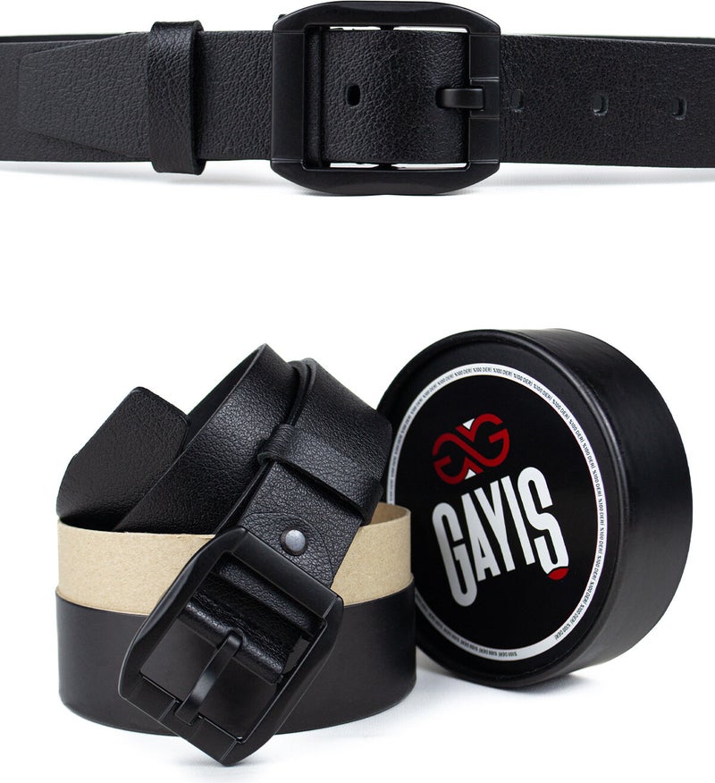 Gayış Gayish Special Boxed | Premium %1oo Leather | 4cm Width Men's Jeans-Fabric Trouser Belt | Soft Italian Leather Belt  - Image 5