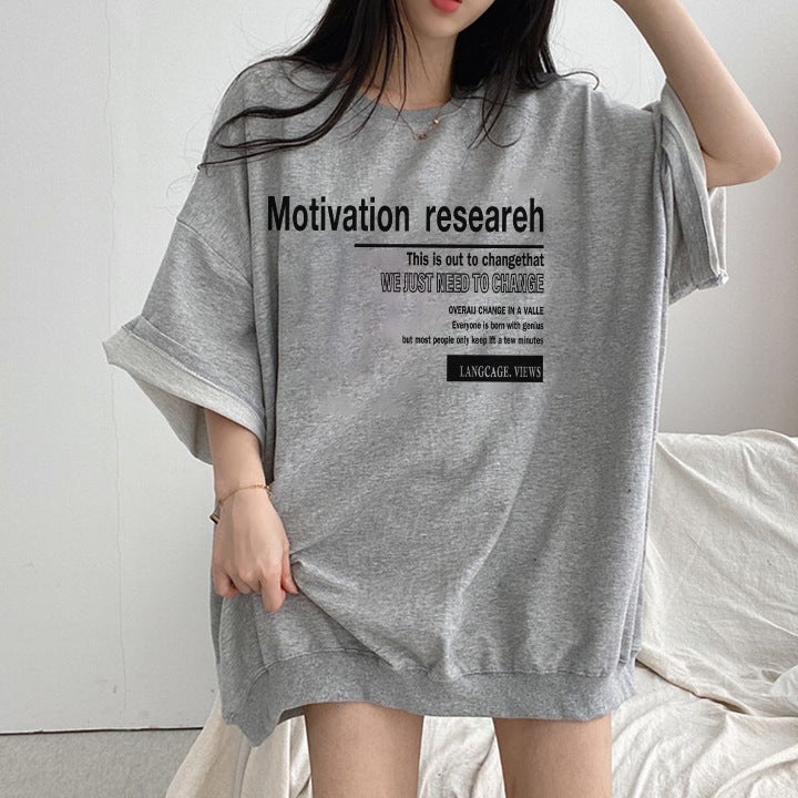 Factory Chubby Girl Plus Size Cotton Short-Sleeved T-Shirt Women'S Korean Loose Oversize Slimming Half-Sleeved Top - Image 1
