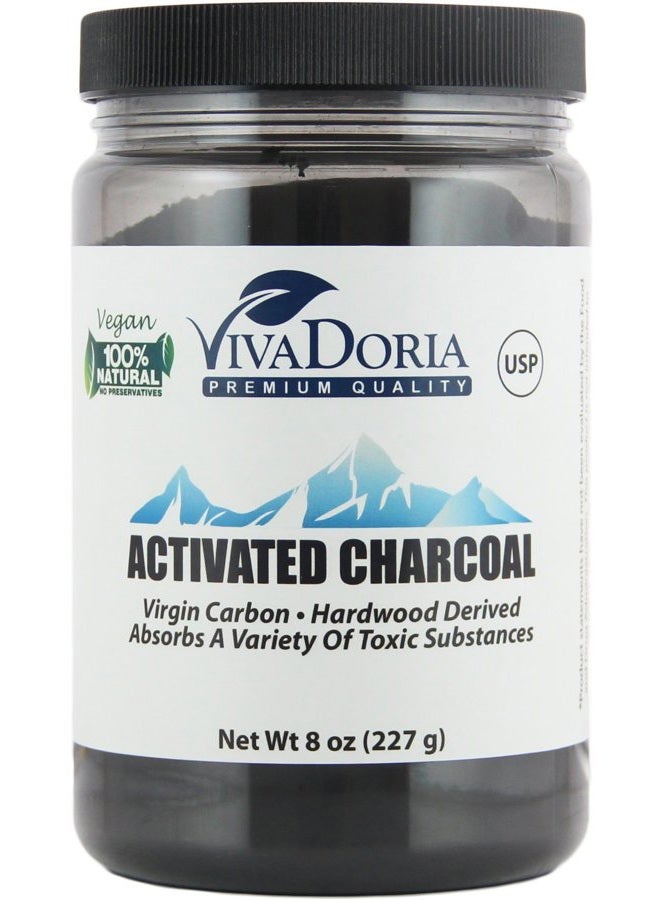 Viva Doria Virgin Activated Charcoal Powder, Hardwood Derived, Food Grade, 8 Oz - Image 3