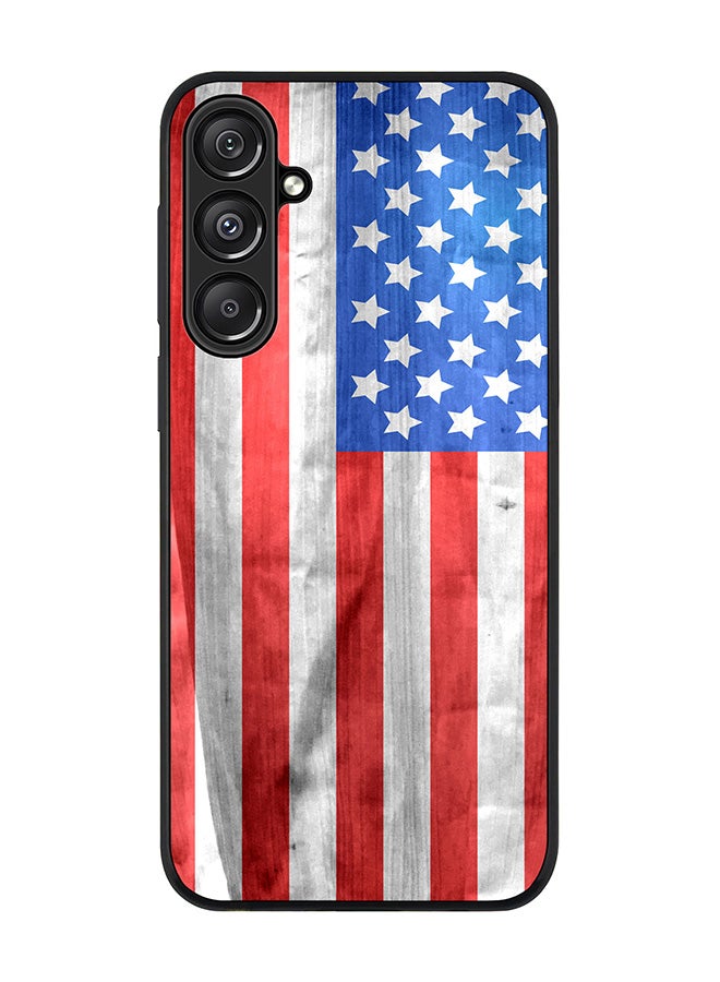 Stylizedd For Samsung Galaxy A16 / A16 5G Case,Slim fit Camera Protection, Shockproof Thin Phone cover - USA Grunge Flag - Image 1