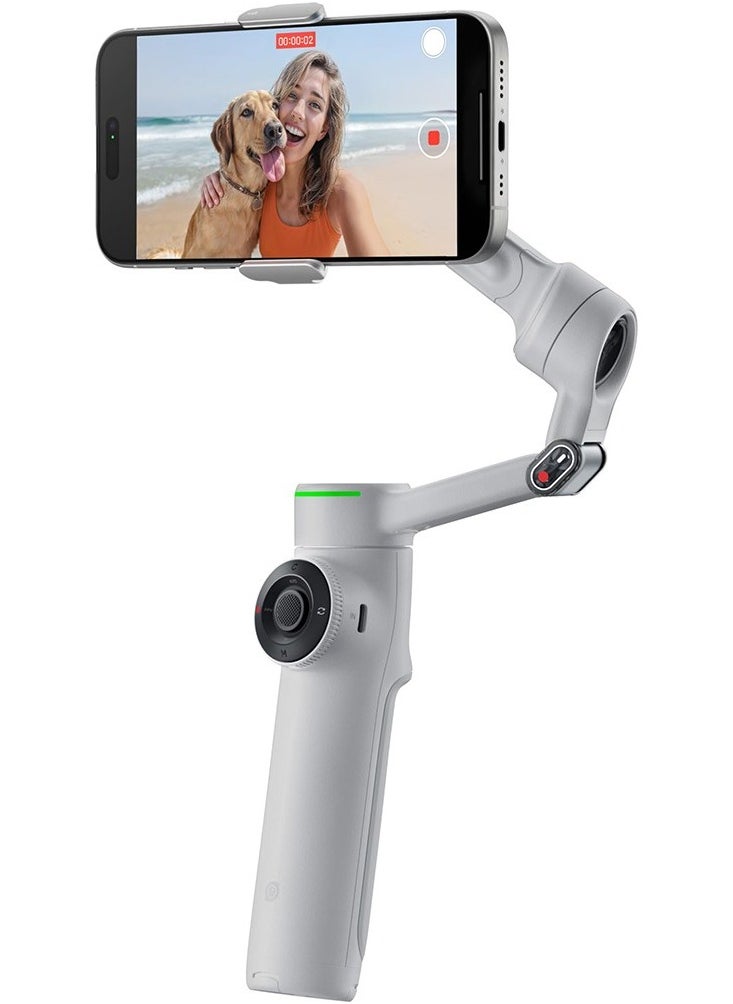 Insta360 - Insta360 Flow 2 Pro AI-Powered Smartphone Gimbal Stabilizer, Grey - Image 1