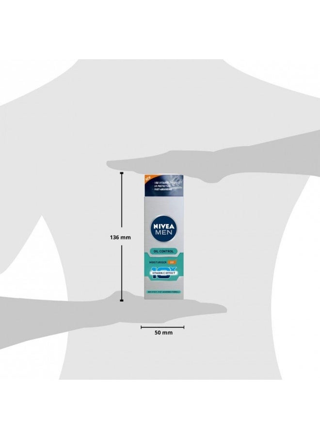NIVEA MEN - Nivea Men Oil Control Moisturiser (10X Whitening) 40Ml - Image 1