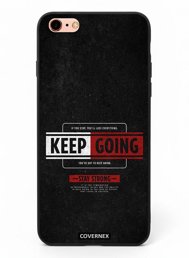 Covernex Apple iPhone 6 Plus Protective Case Cover Printed Featuring Keep Going - Image 2