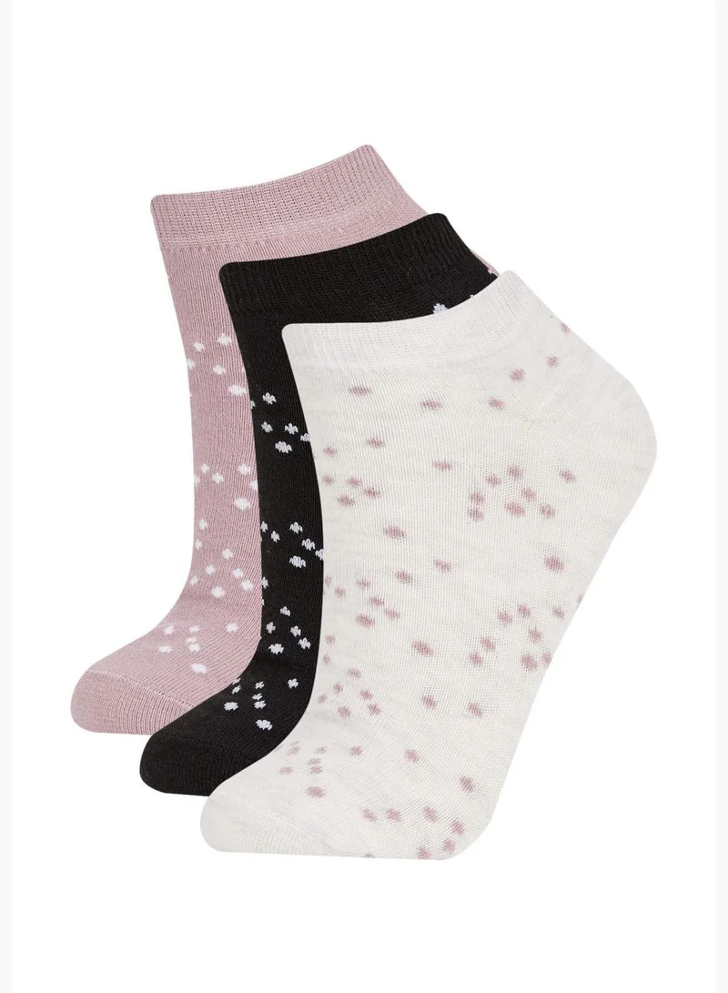 ديفاكتو 3 Pack Woman Low Cut Socks