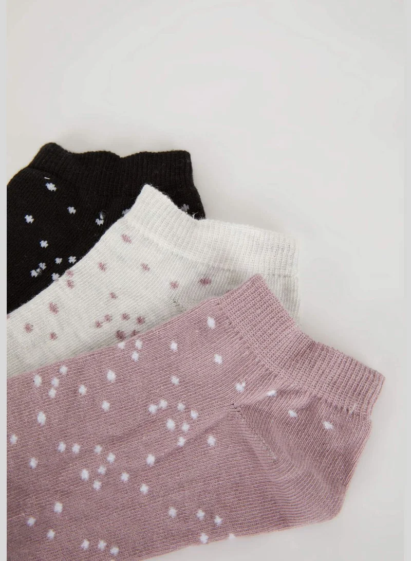 ديفاكتو 3 Pack Woman Low Cut Socks