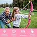 VGOFUN Kids Bow and Arrow Set LED Light Up Archery Toy with Princess Cape and Headband 10 Suction Cup Arrows Outdoor Toys Gifts for 38 Year Old Girls Archery Set with Butterfly Mask - Image 4