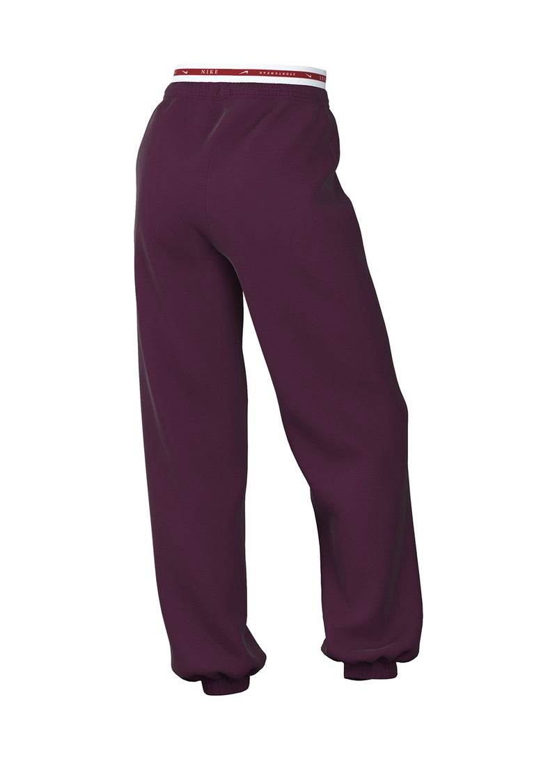 Nike Nsw Phoenix Fleece High-Rise Glossy Sweatpants - Image 2