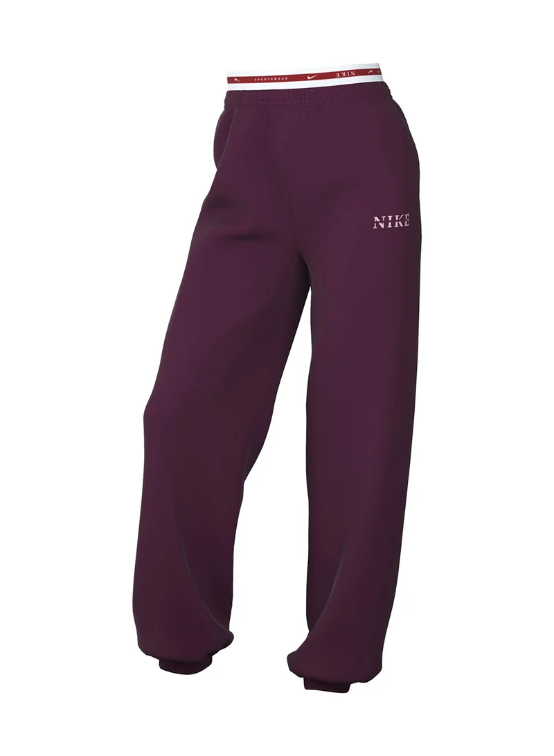 Nike Nsw Phoenix Fleece High-Rise Glossy Sweatpants