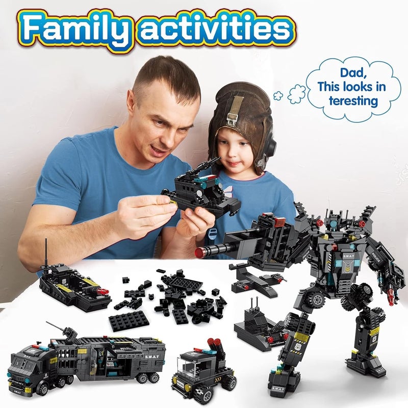 KASTWAVE 51-In-1 Robot Building Kit For Kids STEM Engineering Projects Construction Blocks Toys Gifts For Boys 8-12 - Image 2