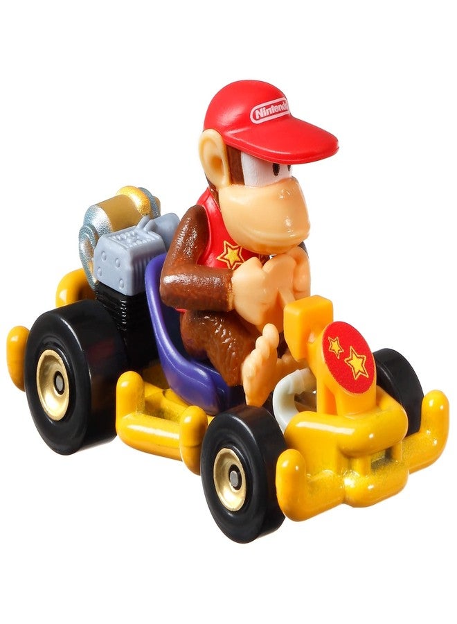 Hot Wheels Mario Kart GRN15 Diddy Kong Pipe Frame Car/Vehicle 2021 New - Image 3