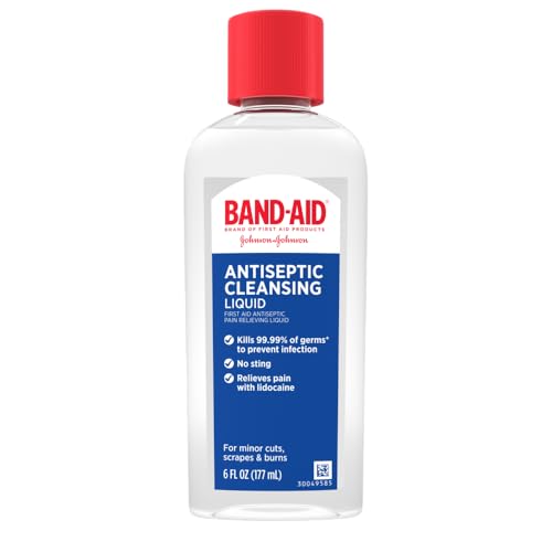 Band-Aid غسول مضاد للجراثيم من باندايد خالي من الألم، متنوع، 6 أونصة سائلة - Image 4