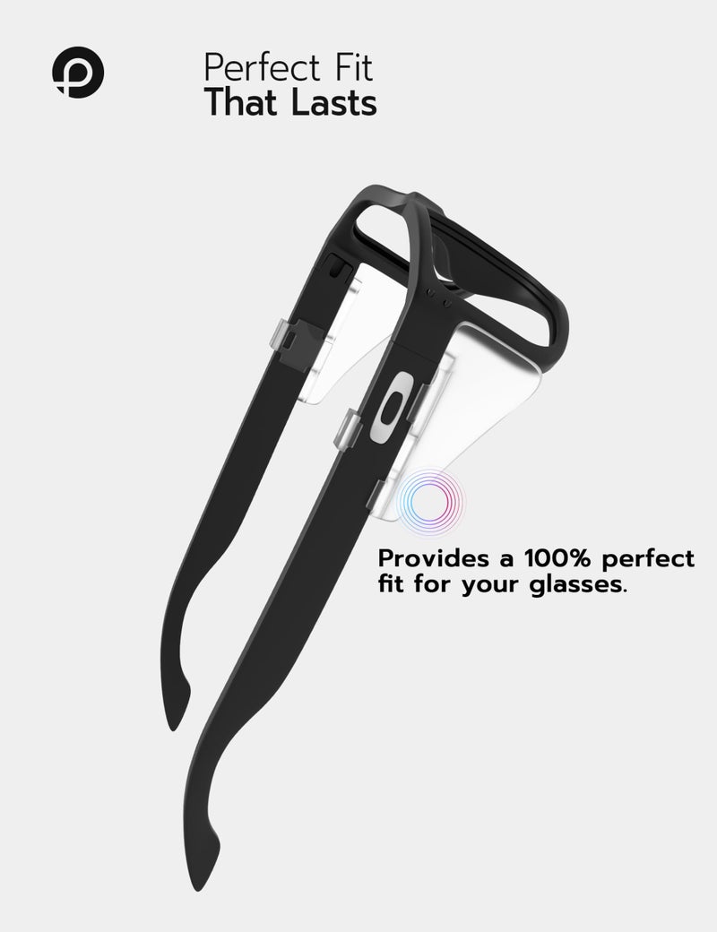 PapaViva 1 Pair Safety Glasses Side Shields for Oakley Holbrook/XL/XS/AF/S/XXL/XXS/RX Sunglasses - Clear - Image 5