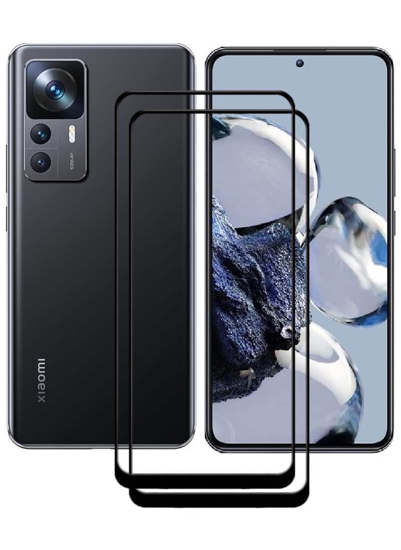 ACLIX 2 Pieces Antistatic ESD Dustproof Premium Quality High Definition Tempered Glass Screen Protector Designed For Xiaomi 12T Pro - Image 1