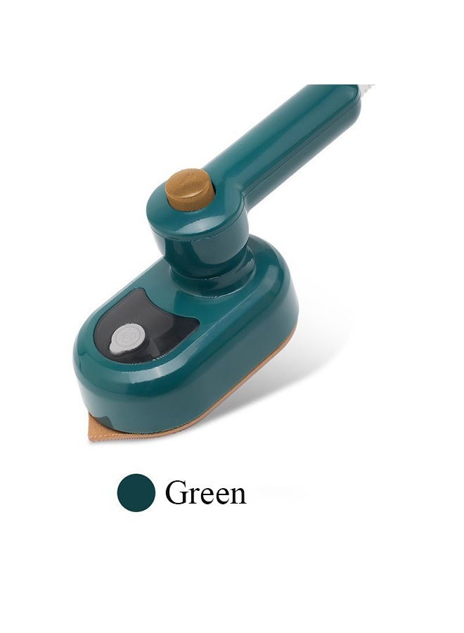 Professional Travel Iron for Clothes, Mini Ironing Machine Handheld Can Be Rotated 180 Degrees, Household Fast Heating Wired Small Electric Iron, Portable Heat Press Clothing Iron Machine (Green) - Image 1