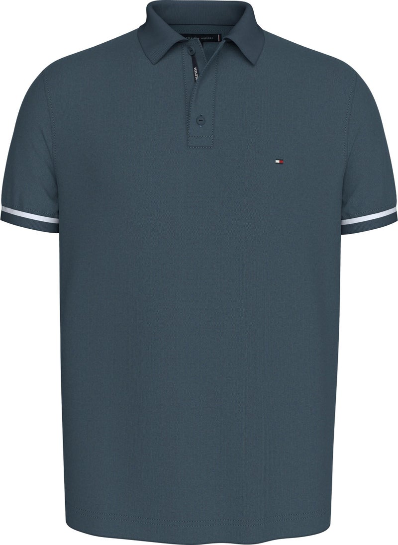TOMMY HILFIGER - Short Sleeeve Polo Shirt - Image 1
