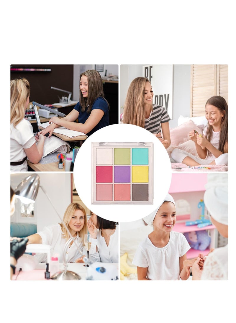 KASTWAVE Powder for Nails | Nail Art Powder | Chrome Powder, Powder 9 Colors, Gradient Powder, Multicolor and Pigmented Nail Palette Sets, DIY Nail Arts Nail Designs Manicure Accessories for Nails - Image 2