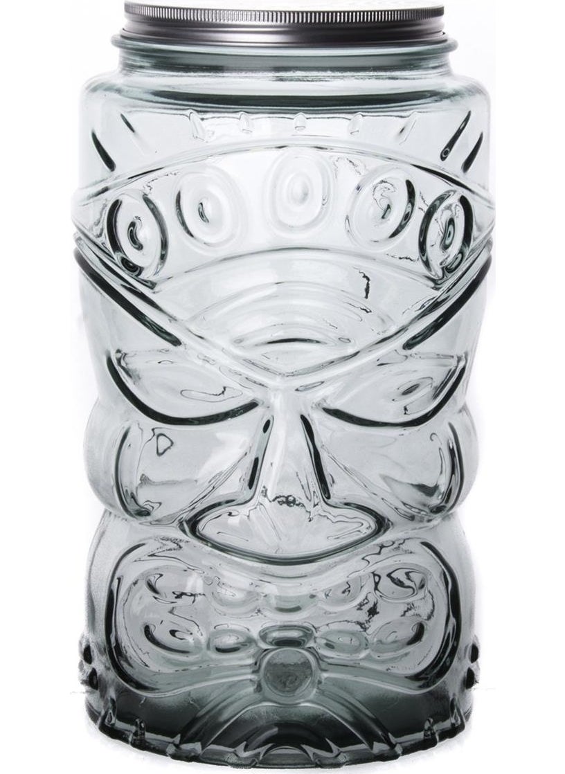 SAN MİGUEL - San Miguel Tarro Tiki Jar with Metal Lid 6 Liters - Image 1