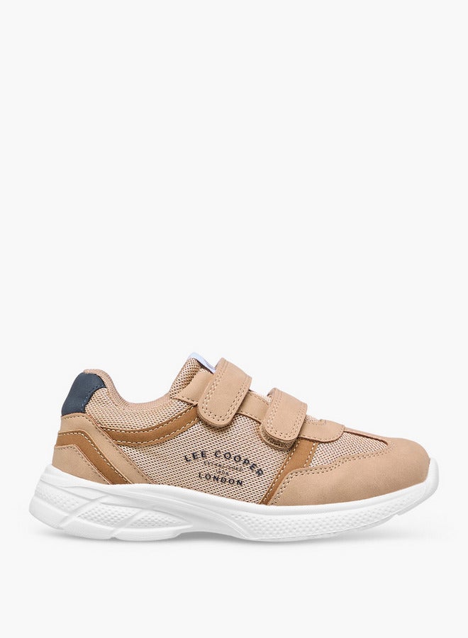 Lee Cooper Boys' Panelled Sneakers with Hook and Loop Closure - Image 3