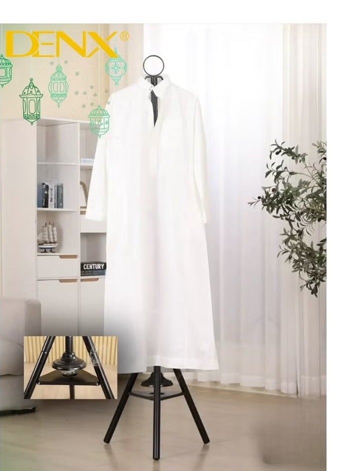 دينكس DX3619 علاقة ملابس أرضية للعلاج بالروائح العطرية - حامل ملابس حديدي بطول 175 سم مع مبخرة مدمجة للعطور، منظم أنيق متعدد الأغراض للمنزل والمجالس والبوتيكات - Image 1