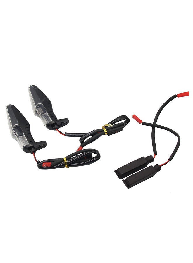 Motorcycle Flasher LED Indicators One Pair 12V Turn Signal Lights Replacement for BMW R1250GS F850 GS R1200GS ADV F750GS F900XR F900R S1000XR