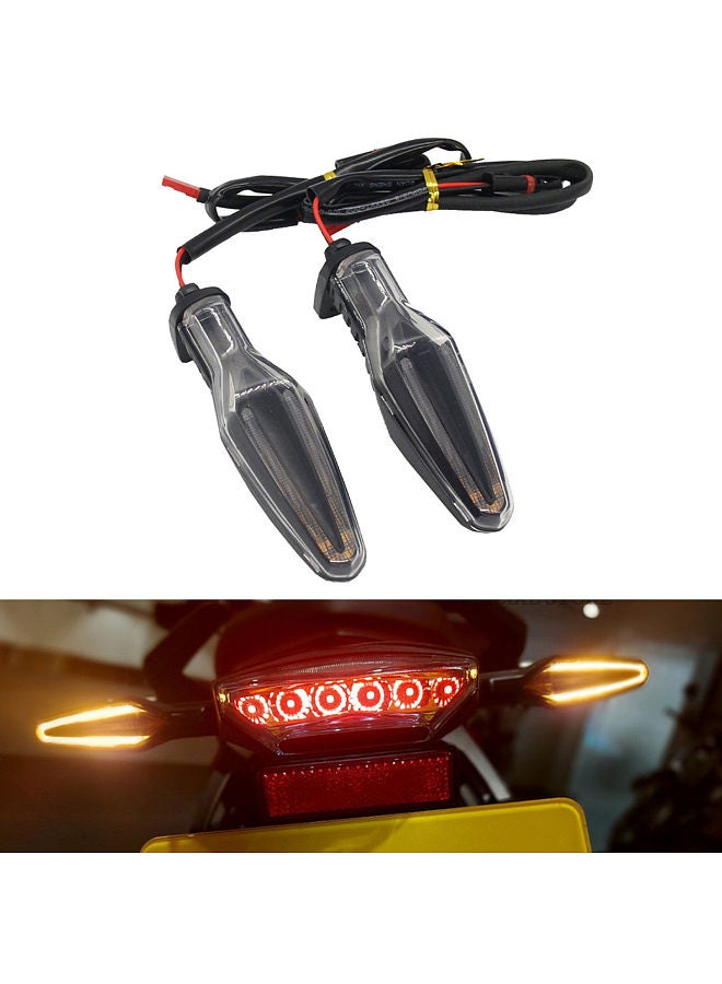Motorcycle Flasher LED Indicators One Pair 12V Turn Signal Lights Replacement for BMW R1250GS F850 GS R1200GS ADV F750GS F900XR F900R S1000XR
