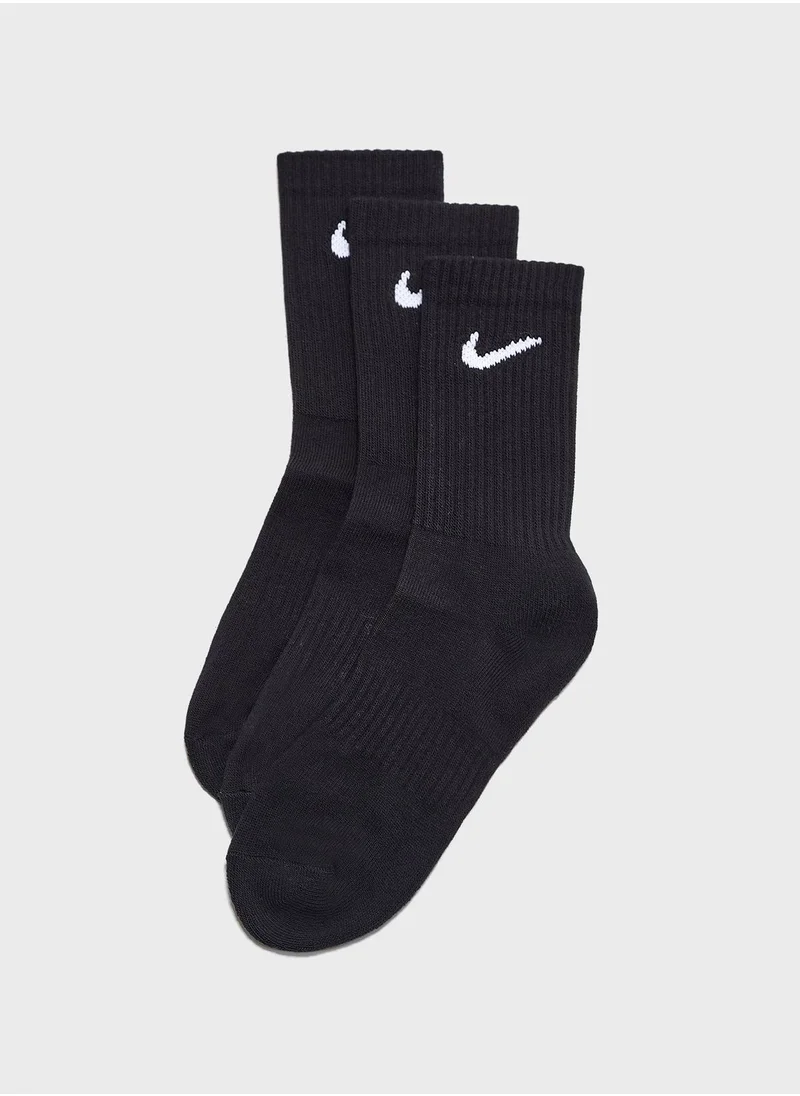 Nike 3 Pack Cushion Crew Socks