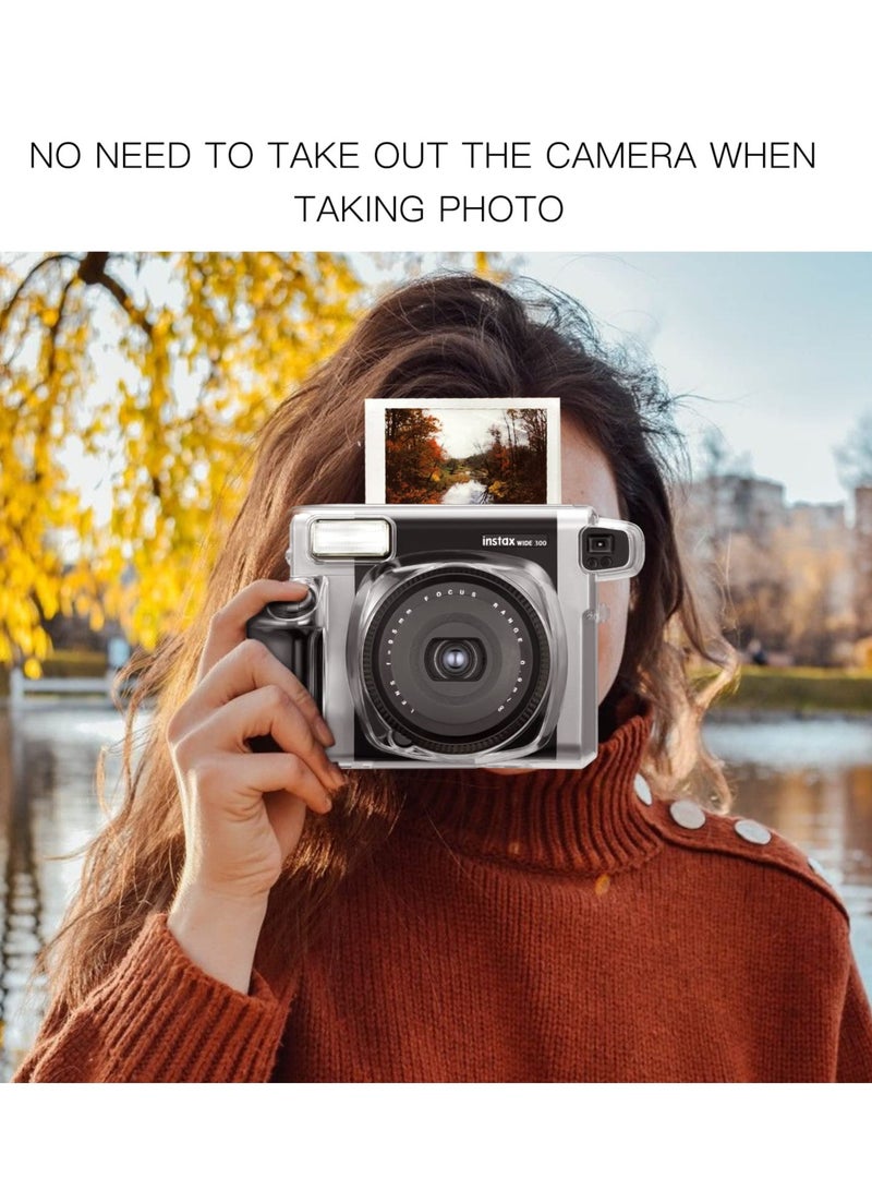 Excefore Ransparent Case, Crystal Hard Cover with Precise Cutout, Protective Case Clear Compatible with Fujifilm Instax Wide 300 Instant Film Camera - Image 4