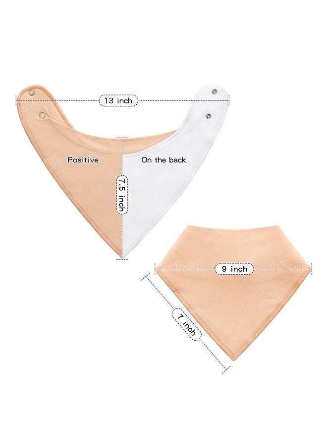 أطفال صغيرة مريلة أطفال من ليتل توتس باندانا دروول للأولاد والبنات، مريلة قطنية للجنسين، عبوة من 10 قطع ناعمة وماصة (المحيط السحري) - Image 2
